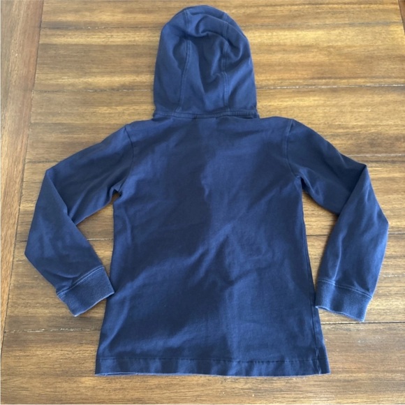Boy’s Girl Nike Hooded Jacket Size Small Youth Navy Front Zipper - Picture 7 of 12